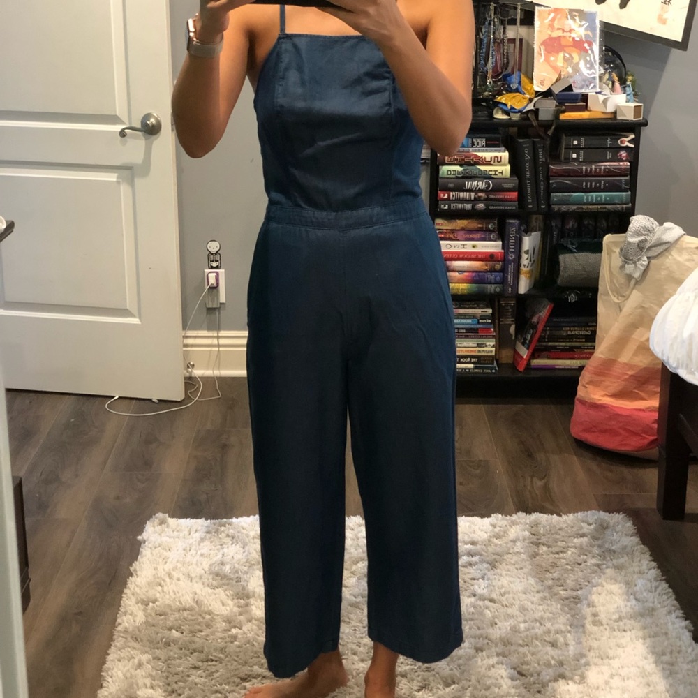 Abercrombie & Fitch apron front jumpsuit